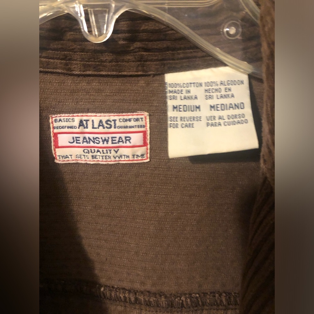 “At Last” Brown Corduroy Shirt Jac - Picture 3 of 6